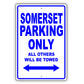 Buick Somerset Parking Only All Others Will Be Towed Aluminum Decor Garage Sign