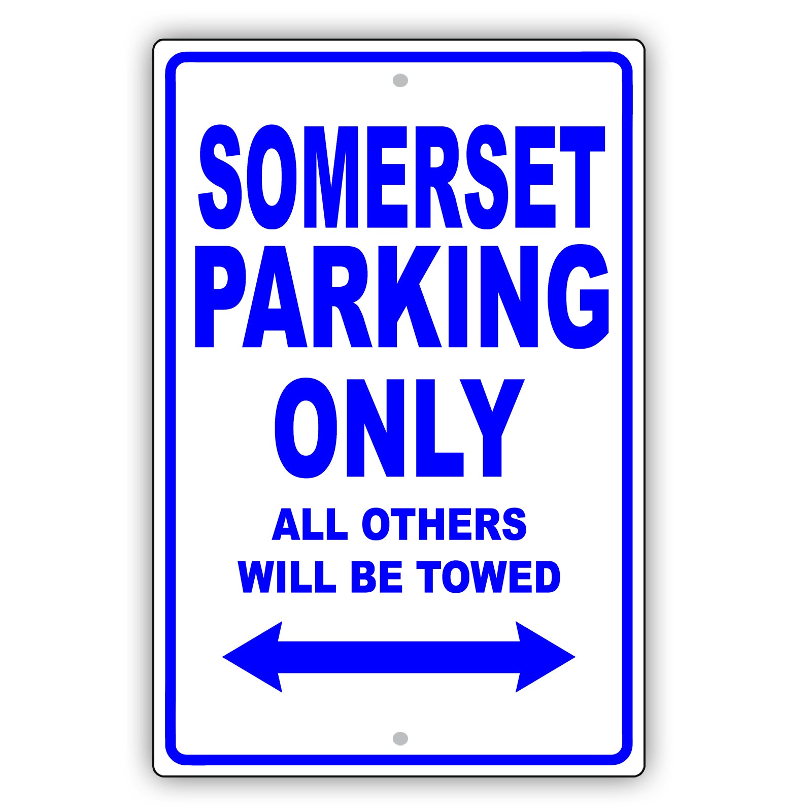 Buick Somerset Parking Only All Others Will Be Towed Aluminum Decor Garage Sign