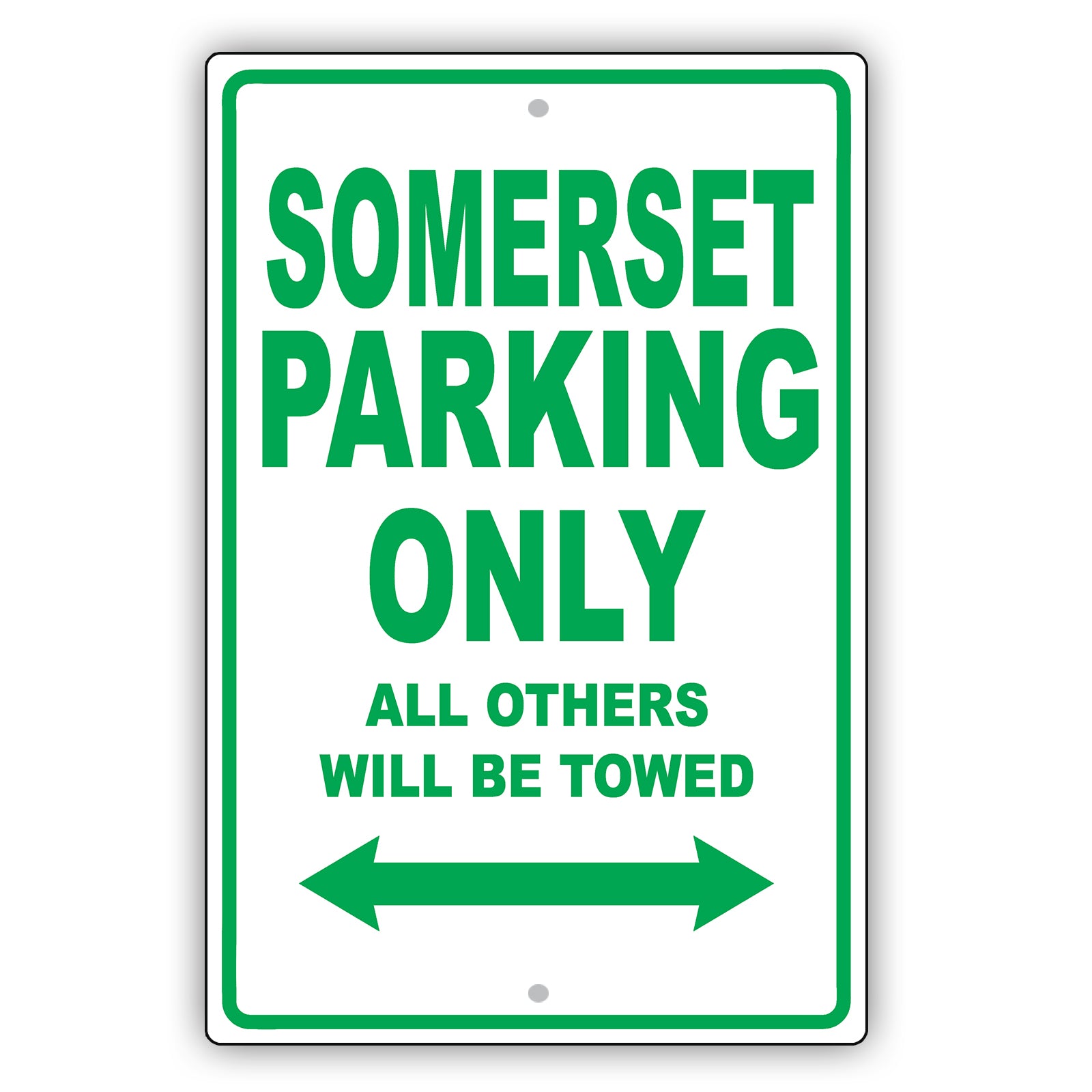 Buick Somerset Parking Only All Others Will Be Towed Aluminum Decor Garage Sign