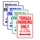 Buick Terraza Parking Only All Others Will Be Towed Aluminum Decor Garage Sign