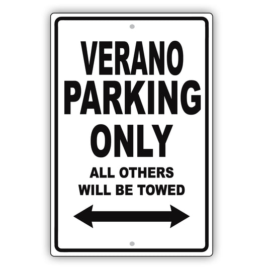 Buick Verano Parking Only All Others Will Be Towed Aluminum Decor Garage Sign