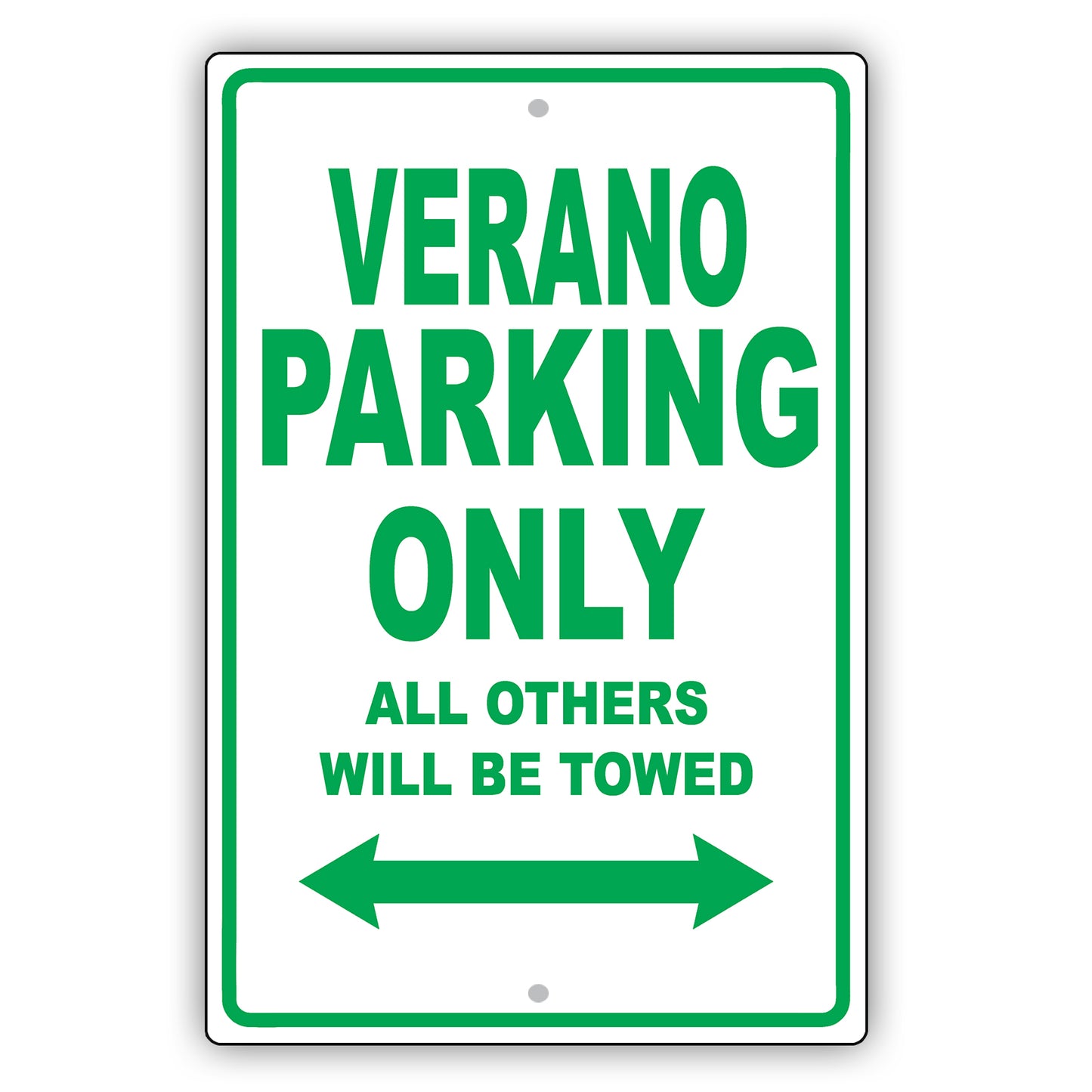 Buick Verano Parking Only All Others Will Be Towed Aluminum Decor Garage Sign