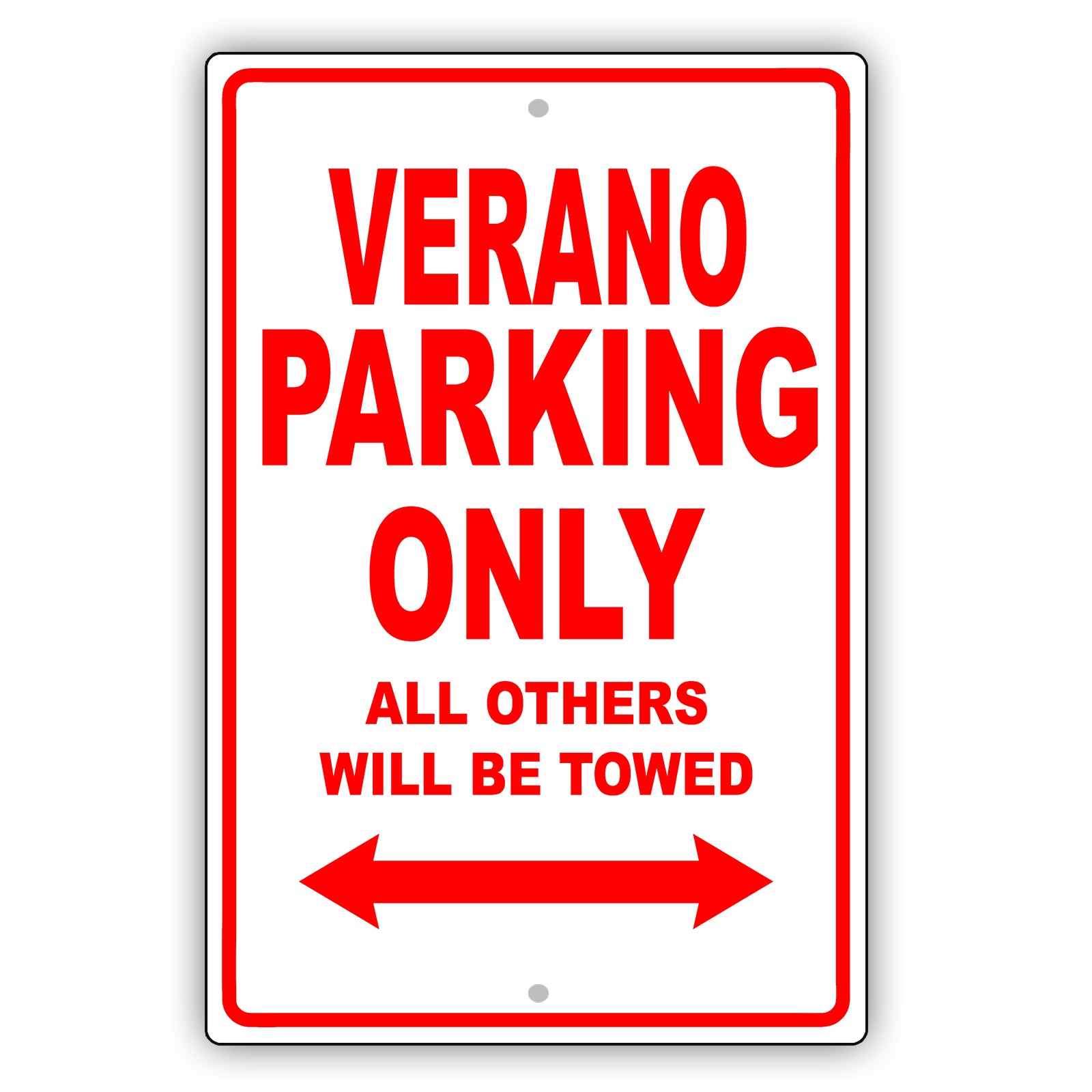 Buick Verano Parking Only All Others Will Be Towed Aluminum Decor Garage Sign