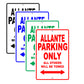 Cadillac Allante Parking Only Others Will Be Towed Aluminum Decor Garage Sign