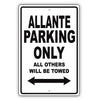 Cadillac Allante Parking Only Others Will Be Towed Aluminum Decor Garage Sign