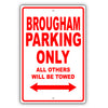 Cadillac Brougham Parking Only All Others Will Be Towed Aluminum Decor Garage Sign