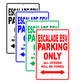 Cadillac Escalade Esv Parking Only Others Will Be Towed Aluminum Decor Garage Sign