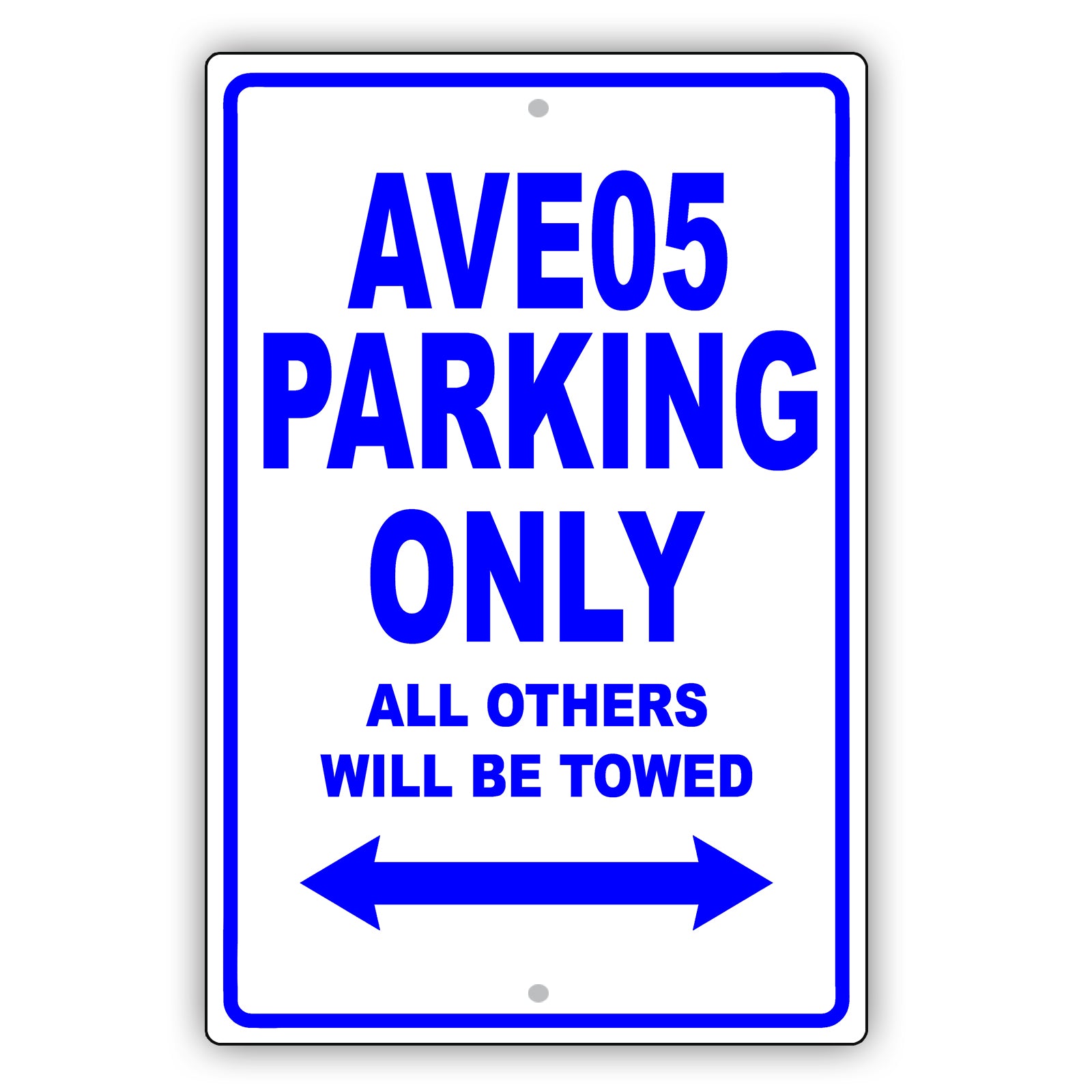 Chevrolet Aveo5 Parking Only All Others Will Be Towed Aluminum Decor Garage Sign