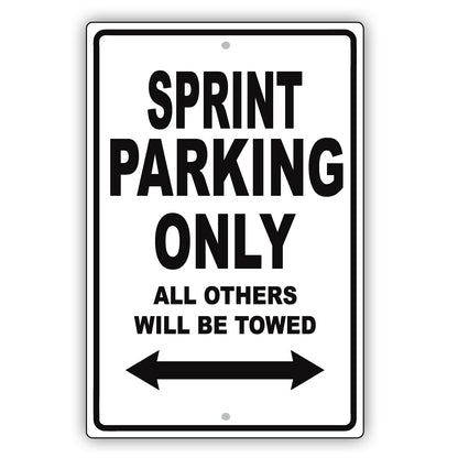 Chevrolet Sprint Parking Only Others Will Be Towed Aluminum Decor Garage Sign