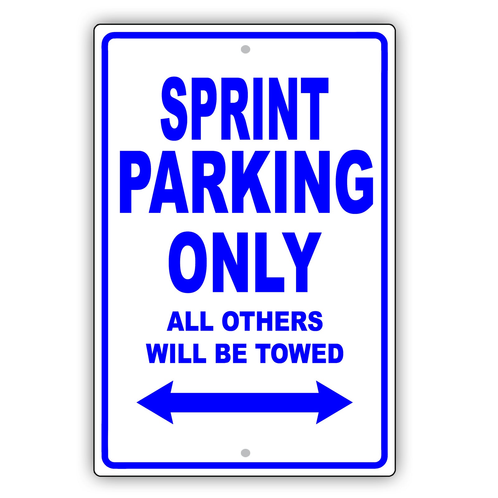 Chevrolet Sprint Parking Only Others Will Be Towed Aluminum Decor Garage Sign