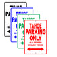 Chevrolet Tahoe Parking Only All Others Will Be Towed Aluminum Decor Garage Sign
