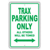 Chevrolet Trax Parking Only All Others Will Be Towed Aluminum Decor Garage Sign