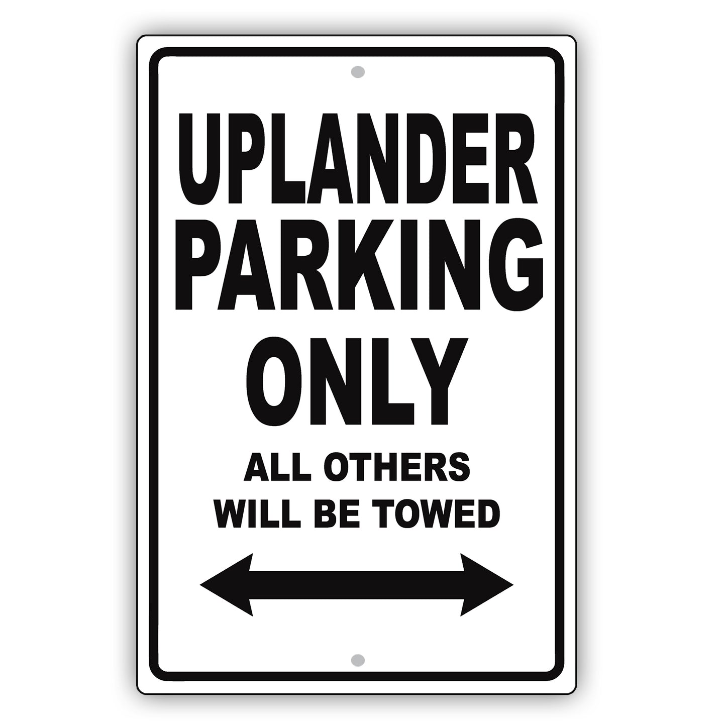 Chevrolet Uplander Parking Only All Others Will Be Towed Aluminum Decor Garage Sign