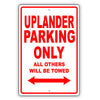 Chevrolet Uplander Parking Only All Others Will Be Towed Aluminum Decor Garage Sign