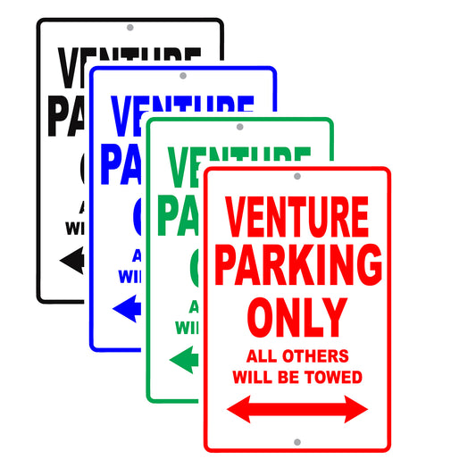 Chevrolet Venture Parking Only All Others Will Be Towed Aluminum Decor Garage Sign
