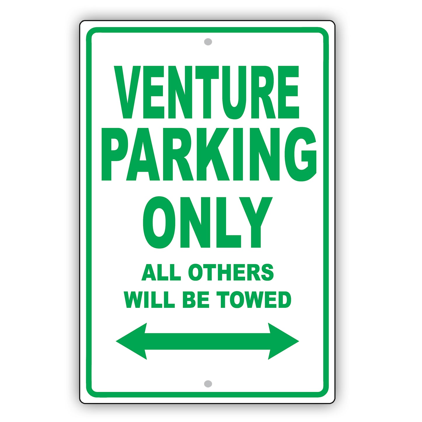 Chevrolet Venture Parking Only All Others Will Be Towed Aluminum Decor Garage Sign