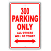 Chrysler 300 Parking Only All Others Will Be Towed Aluminum Decor Garage Sign