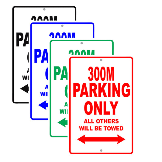 Chrysler 300M Parking Only All Others Will Be Towed Aluminum Decor Garage Sign