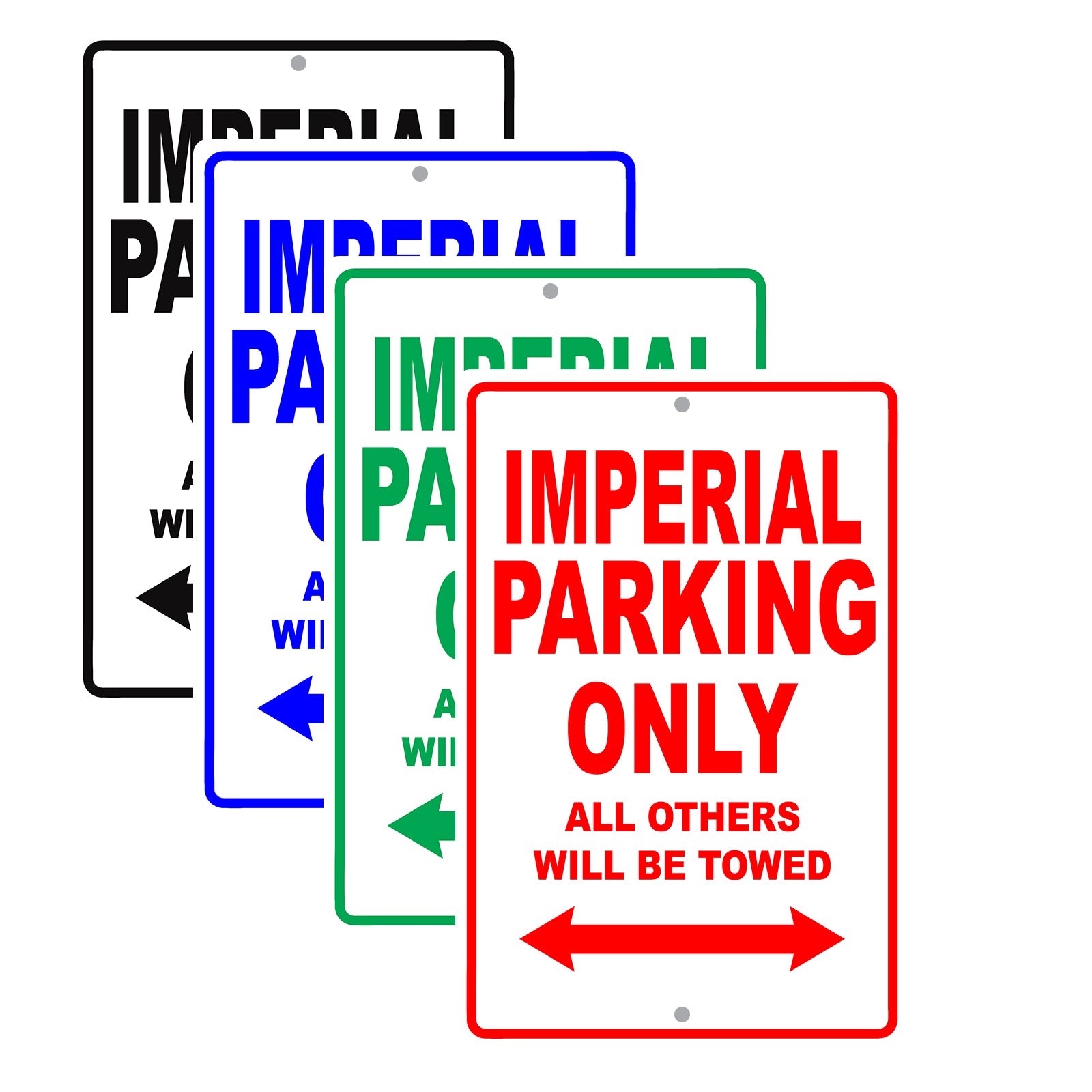 Chrysler Imperial Parking Only All Others Will Be Towed Aluminum Decor Garage Sign
