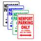 Chrysler Newport Parking Only All Others Will Be Towed Aluminum Decor Garage Sign