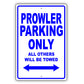 Chrysler Prowler Parking Only All Others Will Be Towed Aluminum Decor Garage Sign