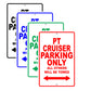 Chrysler Pt Cruiser Parking Only All Others Will Be Towed Aluminum Decor Garage Sign