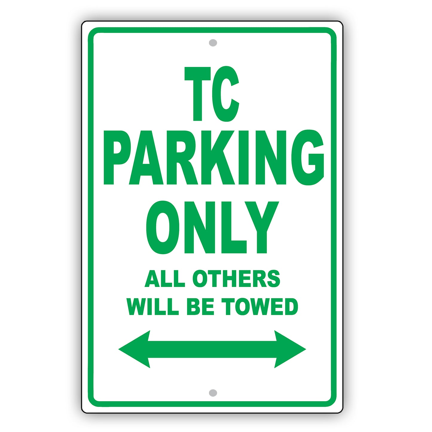 Chrysler Tc Parking Only All Others Will Be Towed Aluminum Decor Garage Sign