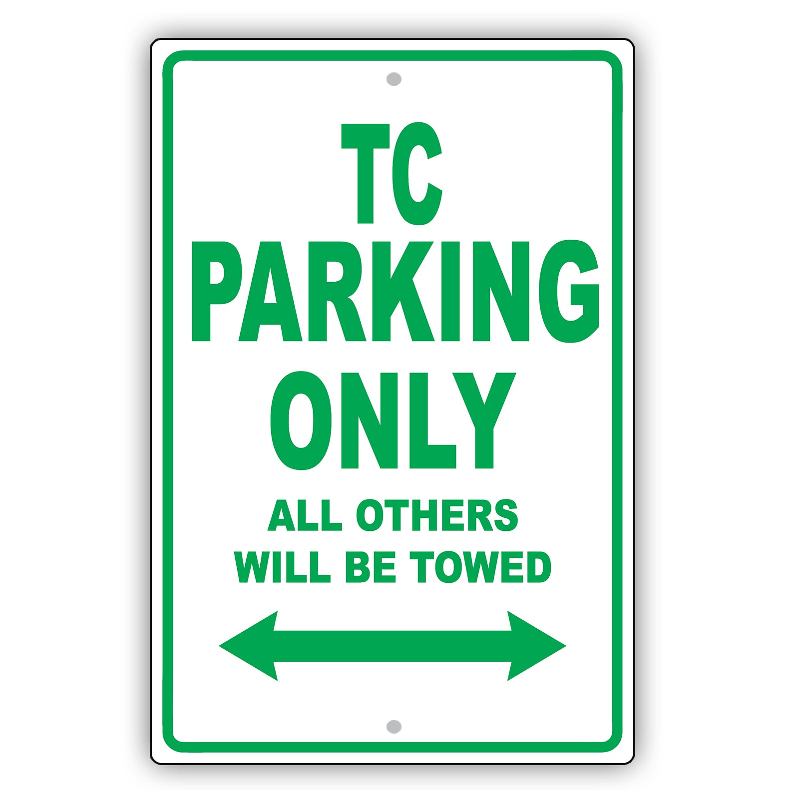 Chrysler Tc Parking Only All Others Will Be Towed Aluminum Decor Garage Sign