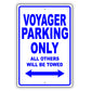 Chrysler Voyager Parking Only All Others Will Be Towed Aluminum Decor Garage Sign