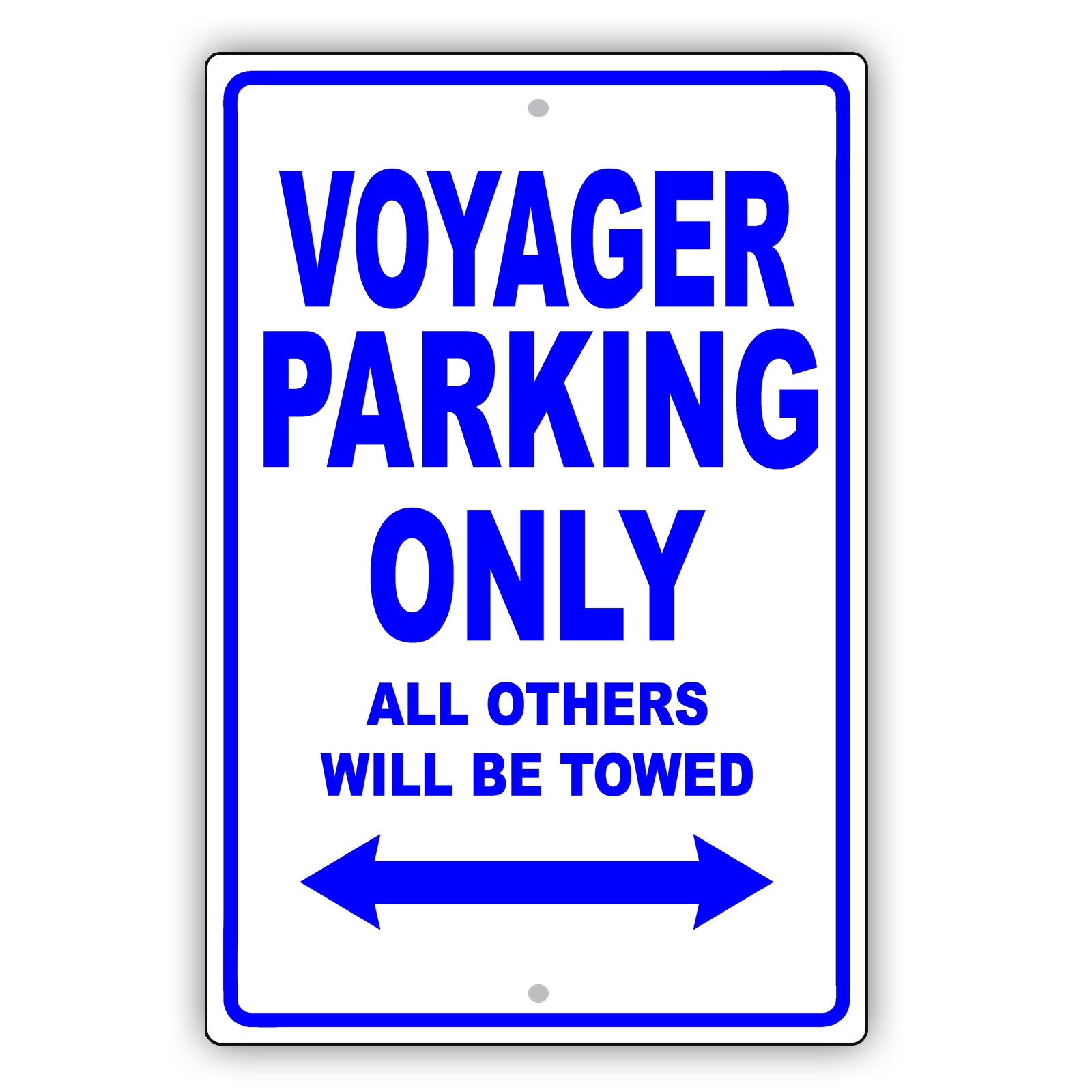 Chrysler Voyager Parking Only All Others Will Be Towed Aluminum Decor Garage Sign