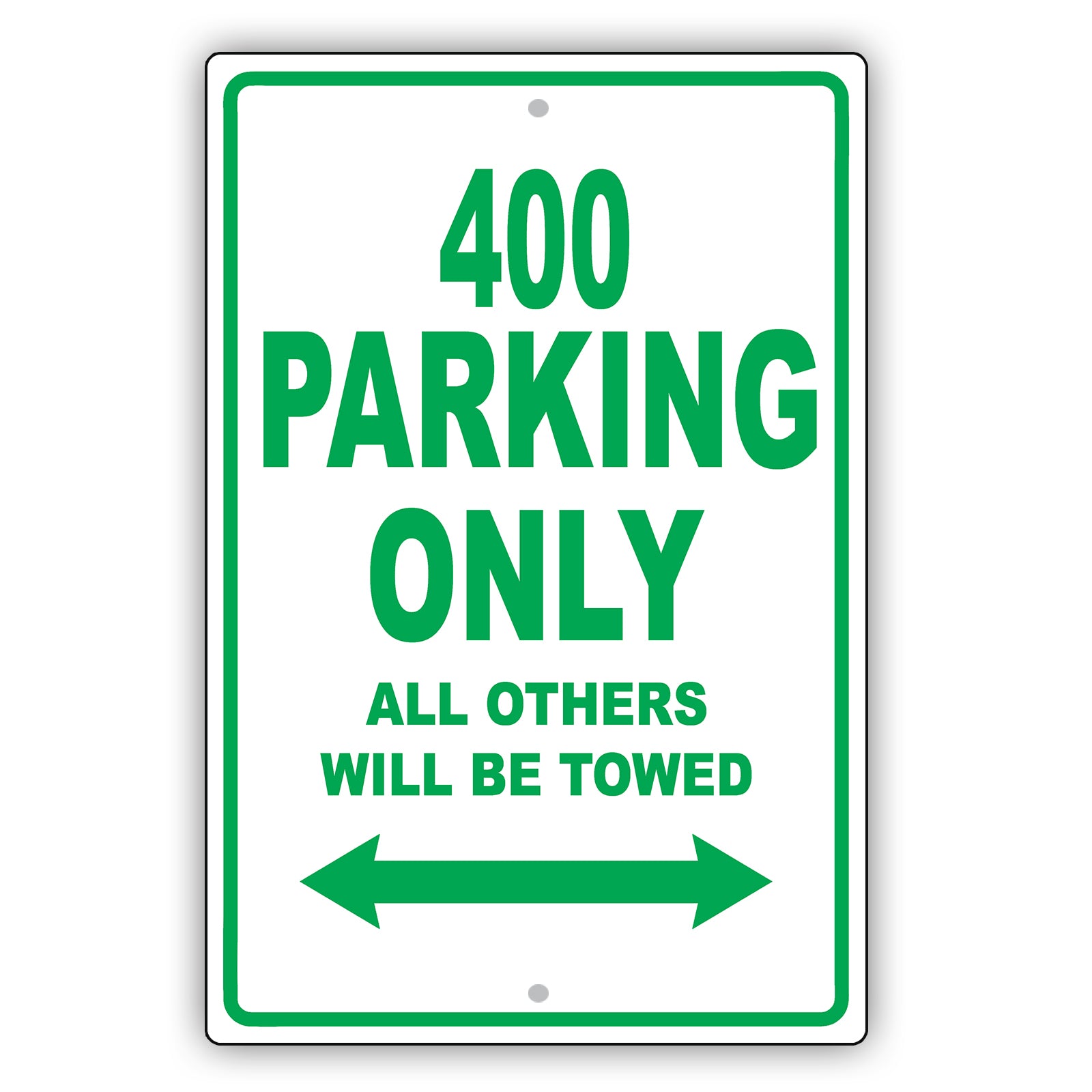 Dodge 400 Parking Only All Others Will Be Towed Aluminum Decor Garage Sign