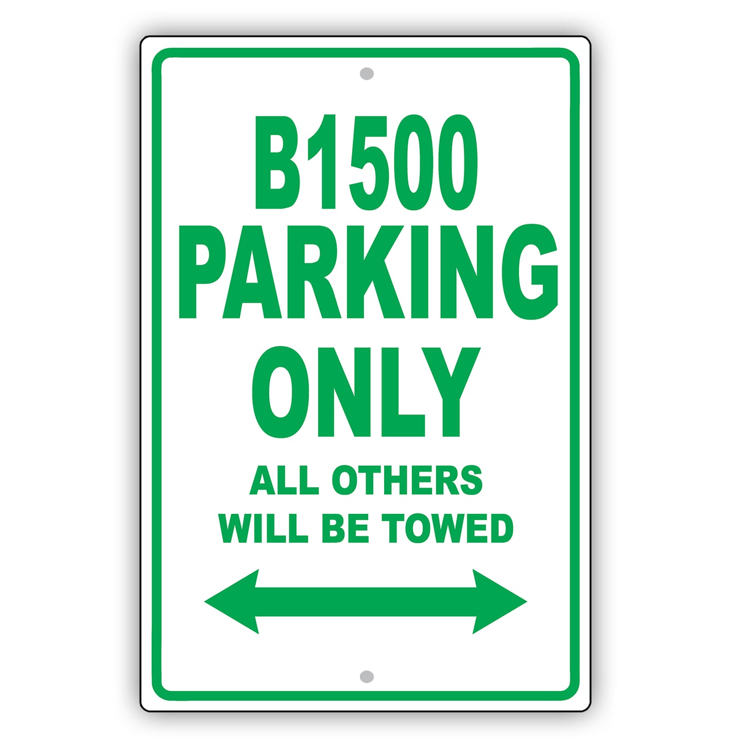 Dodge B1500 Parking Only All Others Will Be Towed Aluminum Decor Garage Sign