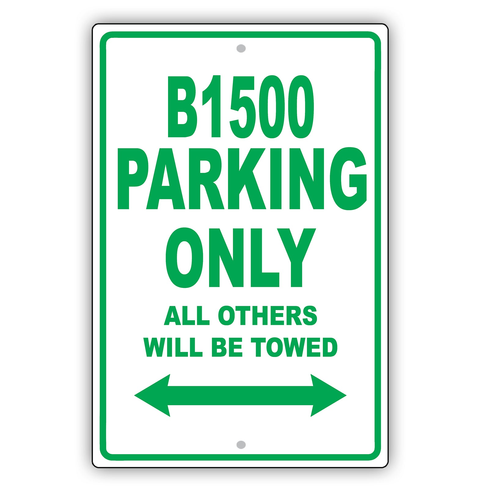 Dodge B1500 Parking Only All Others Will Be Towed Aluminum Decor Garage Sign