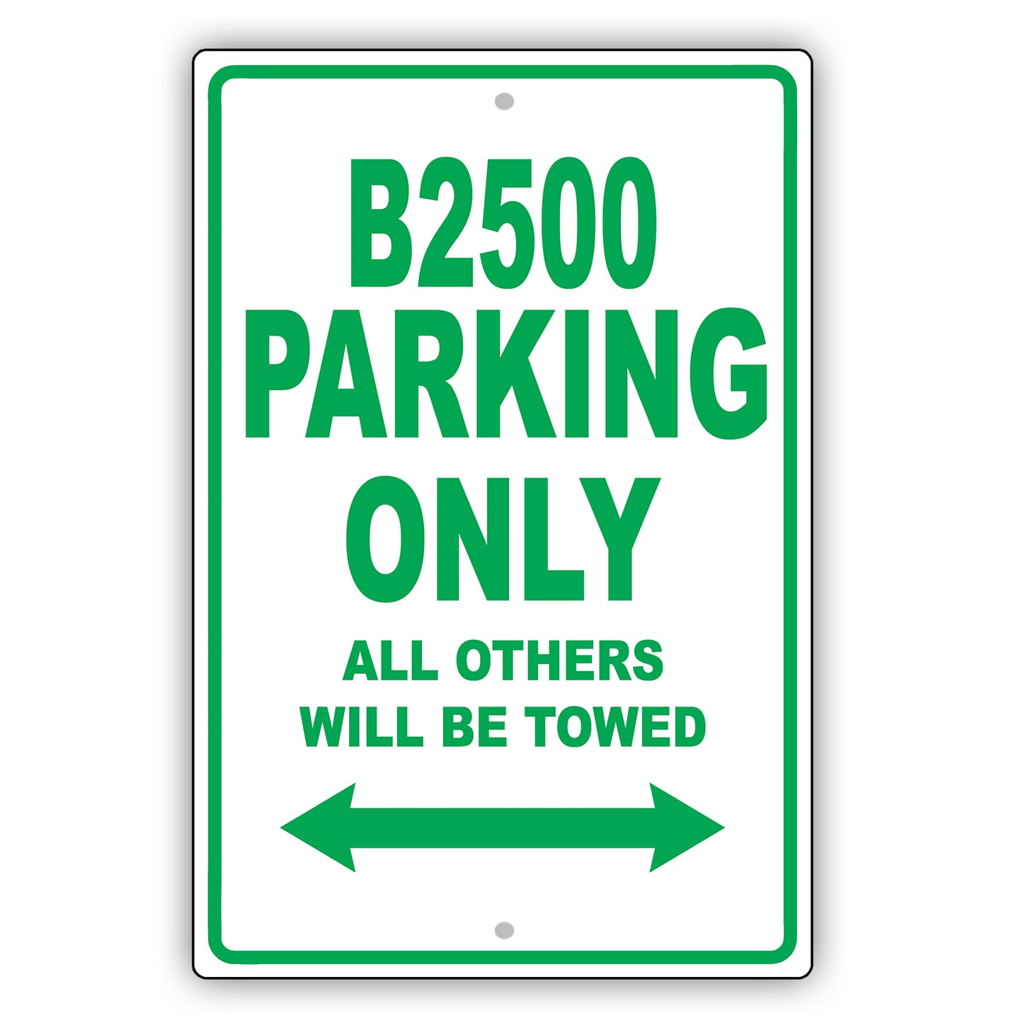 Dodge B2500 Parking Only All Others Will Be Towed Aluminum Decor Garage Sign