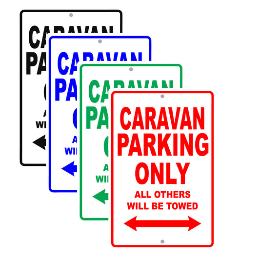 Dodge Caravan Parking Only All Others Will Be Towed Aluminum Decor Garage Sign