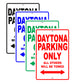 Dodge Daytona Parking Only All Others Will Be Towed Aluminum Decor Garage Sign