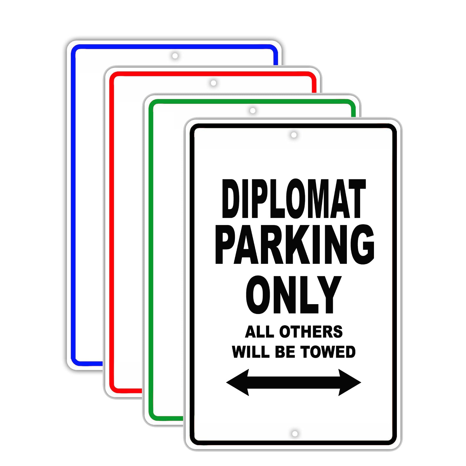 Dodge Diplomat Parking Only All Others Will Be Towed Aluminum Decor Garage Sign