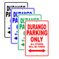 Dodge Durango Parking Only All Others Will Be Towed Aluminum Decor Garage Sign