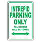 Dodge Intrepid Parking Only All Others Will Be Towed Aluminum Decor Garage Sign
