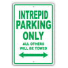 Dodge Intrepid Parking Only All Others Will Be Towed Aluminum Decor Garage Sign