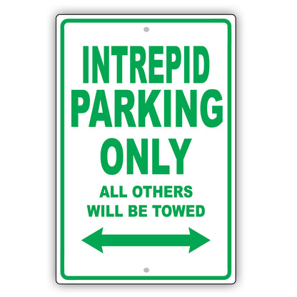 Dodge Intrepid Parking Only All Others Will Be Towed Aluminum Decor Garage Sign