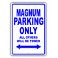 Dodge Magnum Parking Only All Others Will Be Towed Aluminum Decor Garage Sign
