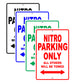 Dodge Nitro Parking Only All Others Will Be Towed Aluminum Decor Garage Sign