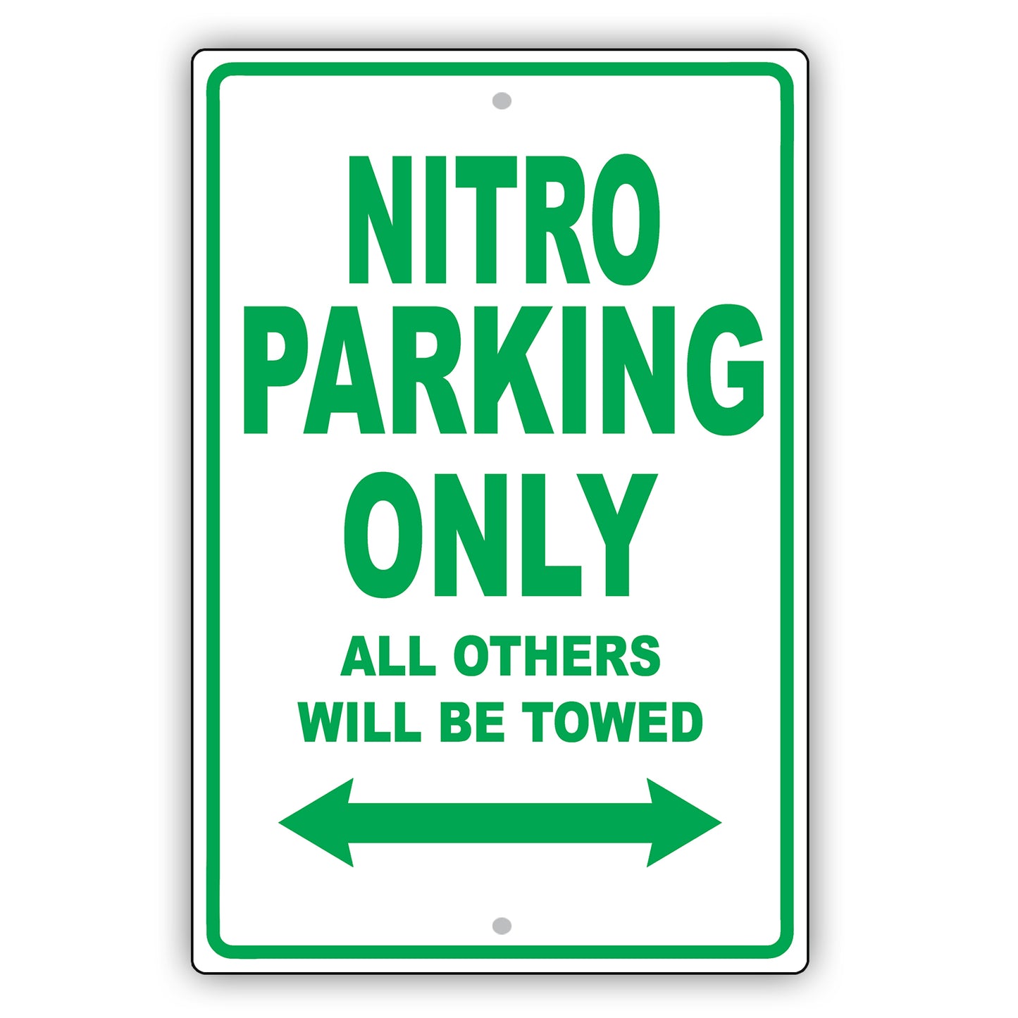 Dodge Nitro Parking Only All Others Will Be Towed Aluminum Decor Garage Sign