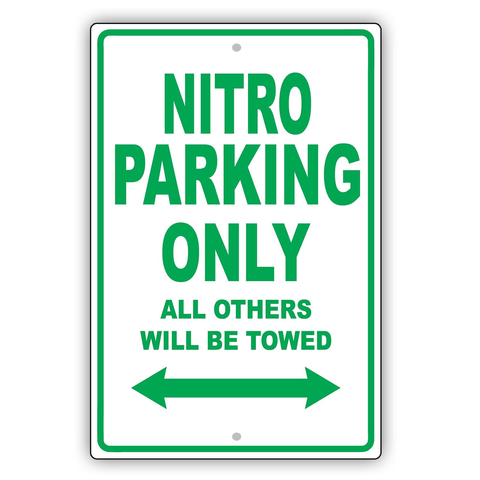Dodge Nitro Parking Only All Others Will Be Towed Aluminum Decor Garage Sign