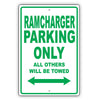 Dodge Ramcharger Parking Only All Others Will Be Towed Aluminum Decor Garage Sign