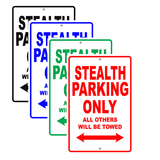 Dodge Stealth Parking Only All Others Will Be Towed Aluminum Decor Garage Sign