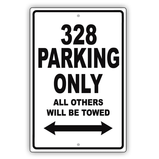 Ferrari 328 Parking Only All Others Will Be Towed Aluminum Decor Garage Sign