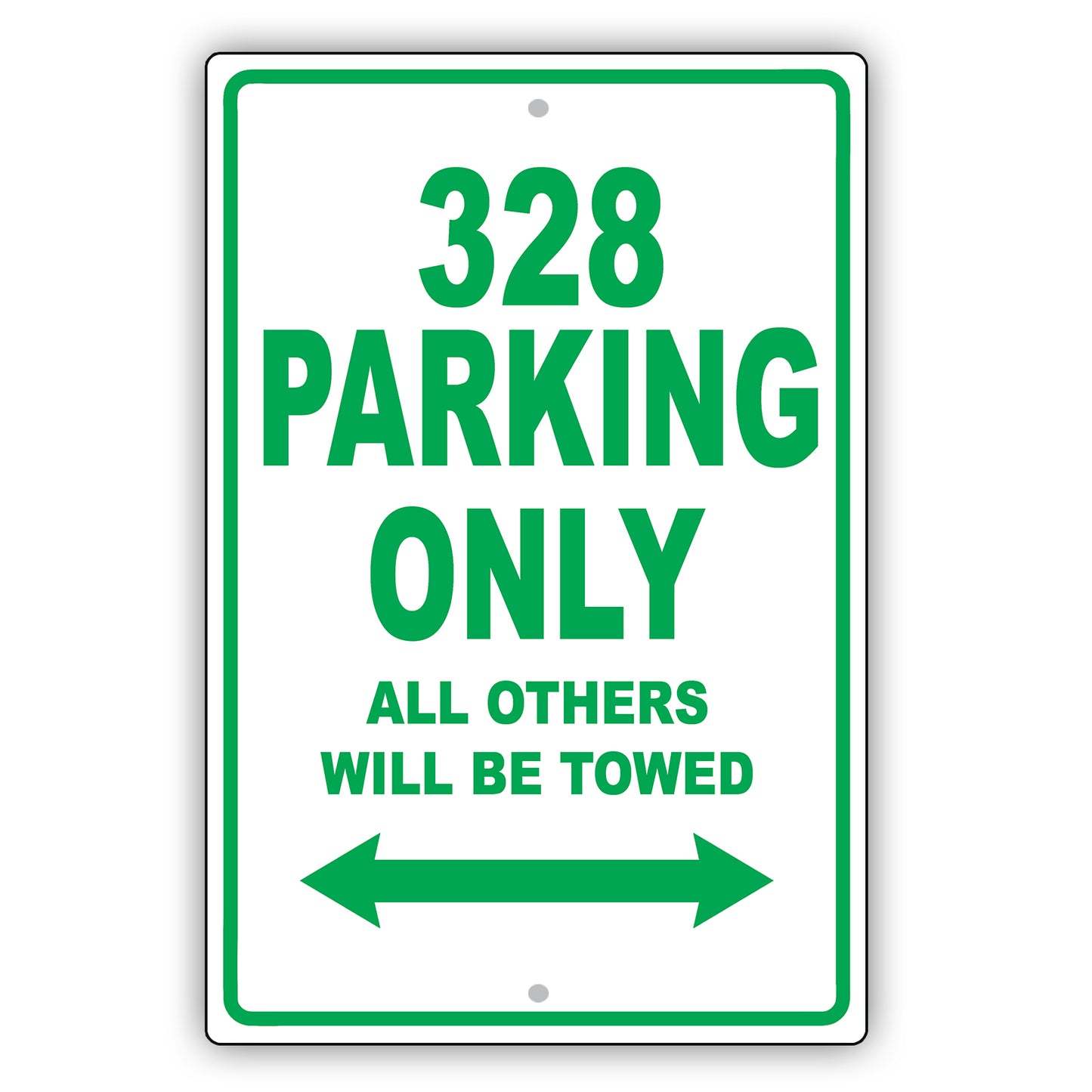 Ferrari 328 Parking Only All Others Will Be Towed Aluminum Decor Garage Sign