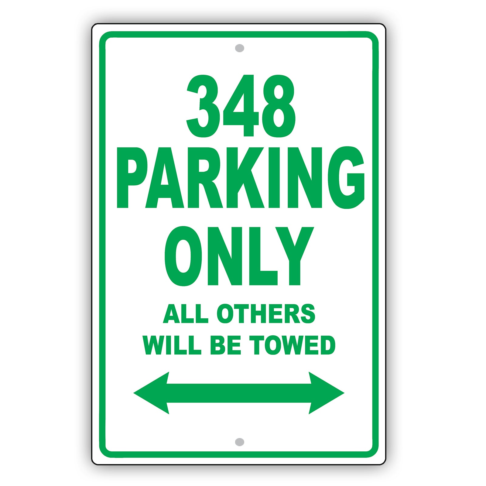 Ferrari 348 Parking Only All Others Will Be Towed Aluminum Decor Garage Sign